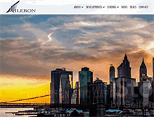 Tablet Screenshot of aileroncap.com